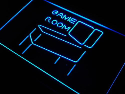 Game Room Pinball Display Decor Neon Light Sign
